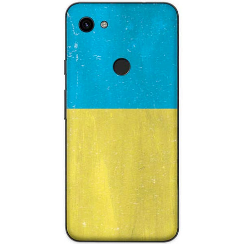 Ukraine Flag Distressed Google Pixel 3a XL Skin